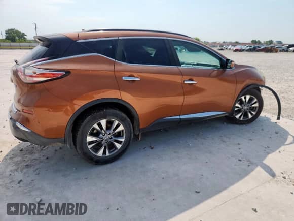 2015 Nissan Murano SV с VIN 5N1AZ2MG5FN235224, выставлен на аукционе Copart как лот 70231115 с пробегом 154 684 миль миль и Списание • Salvage title. История ставок и продаж доступна на DreamBid. Изображение 3.