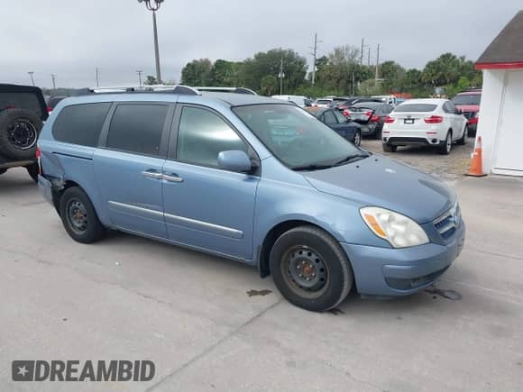 2007 Hyundai Entourage GLS с VIN KNDMC233976027957, выставлен на аукционе IAAI как лот 41560350 с пробегом 188 483 миль миль и . История ставок и продаж доступна на DreamBid. Изображение 1.