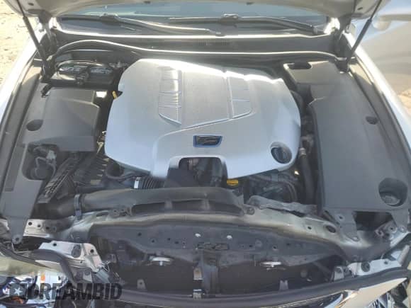 2008 Lexus IS F with VIN JTHBP262585003921, listed as a Copart auction lot 82384074 with 104,117 mi miles and Salvage title. Bid and sale history available at DreamBid. Image 12.