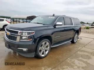 2016 Chevrolet Suburban LTZ with VIN 1GNSCJKC2GR295113, listed as a Copart auction lot 68341985 with 165,491 mi miles and Salvage title. Bid and sale history available at DreamBid. Image 1.
