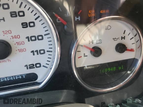 2006 Ford F-150 XLT with VIN 1FTPW14V36FB54362, listed as a Copart auction lot 81051155 with 160,948 mi miles and Salvage title. Bid and sale history available at DreamBid. Image 9.