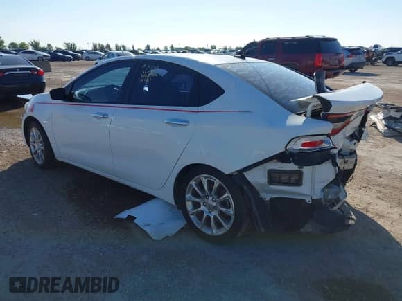 2016 Dodge Dart SXT Sport Blacktop with VIN 1C3CDFFA8GD819642, listed as a IAAI auction lot 43129172 with 170,755 mi miles and . Bid and sale history available at DreamBid. Image 3.