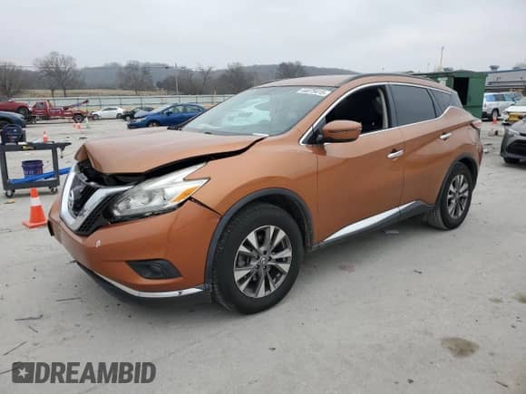 2017 Nissan Murano S z VIN 5N1AZ2MG6HN101390, wystawiony jako Copart lot #68958045 z przebiegiem 97 681 mil mil oraz Nie do naprawy • Non repairable. Historia ofert i sprzedaży dostępna na DreamBid. Obrazek 1.