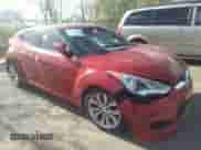 2013 Hyundai Veloster w/Black Int z VIN KMHTC6ADXDU087019, wystawiony jako IAAI lot #38051249 z przebiegiem Nie podano mil oraz . Historia ofert i sprzedaży dostępna na DreamBid. Obrazek 1.
