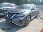 2021 Nissan Murano SV with VIN 5N1AZ2BJ3MC114036, listed as a IAAI auction lot 43011886 with 33,430 mi miles and . Bid and sale history available at DreamBid. Image 2.