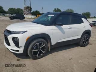 2022 Chevrolet TrailBlazer RS с VIN KL79MTSL4NB044919, выставлен на аукционе Copart как лот 67382705 с пробегом 39 394 миль миль и Списание • Salvage title. История ставок и продаж доступна на DreamBid. Изображение 1.