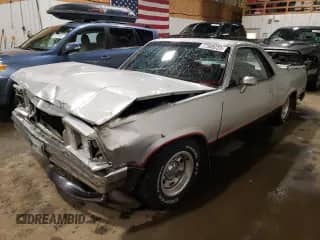1979 Chevrolet El Camino с VIN 1W80H9K442233, выставлен на аукционе Copart как лот 77508223 с пробегом 2 057 миль миль и На запчасти • Non repairable. История ставок и продаж доступна на DreamBid. Изображение 1.