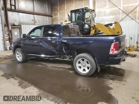 2016 Ram 1500 Longhorn с VIN 1C6RR7WM8GS196002, выставлен на аукционе Copart как лот 61105515 с пробегом 104 458 миль миль и Списание • Salvage title. История ставок и продаж доступна на DreamBid. Изображение 2.