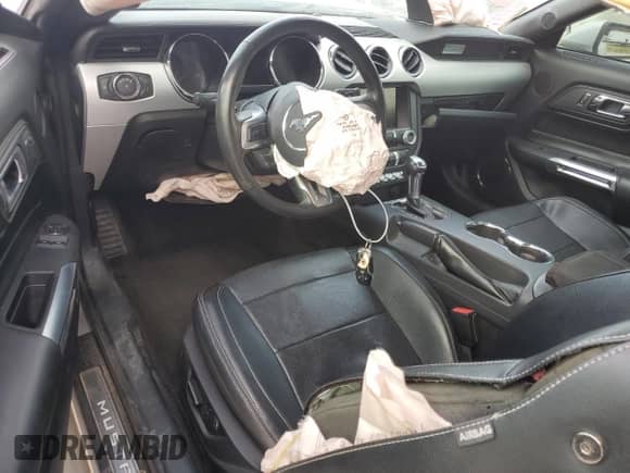 2015 Ford Mustang EcoBoost Premium with VIN 1FA6P8TH2F5316412, listed as a Copart auction lot 85851335 with Not provided miles and Salvage title. Bid and sale history available at DreamBid. Image 8.