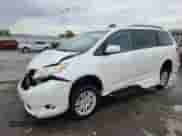 2015 Toyota Sienna XLE with VIN 5TDYK3DC6FS576944, listed as a Copart auction lot 86149425 with 57,182 mi miles and Salvage title. Bid and sale history available at DreamBid. Image 1.