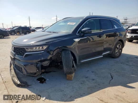 2021 Kia Sorento EX with VIN KNDRH4LG3M5019196, listed as a Copart auction lot 59020465 with 68,935 mi miles and Salvage title. Bid and sale history available at DreamBid. Image 1.