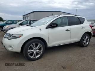 2010 Nissan Murano LE with VIN JN8AZ1MW2AW122778, listed as a Copart auction lot 67761005 with 163,908 mi miles and Salvage title. Bid and sale history available at DreamBid. Image 1.