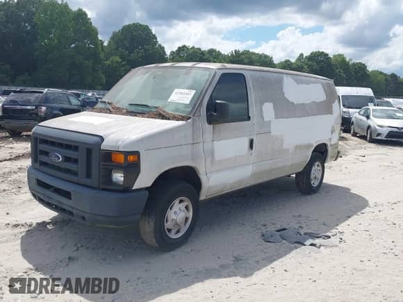 2013 Ford Econoline Cargo Commercial with VIN 1FTSE3ELXDDB00474, listed as a IAAI auction lot 42482483 with Not provided miles and . Bid and sale history available at DreamBid. Image 2.