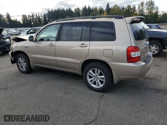 2006 Toyota Highlander Limited with VIN JTEEW21A760007927, listed as a Copart auction lot 87453505 with 227,869 mi miles and Salvage title. Bid and sale history available at DreamBid. Image 2.