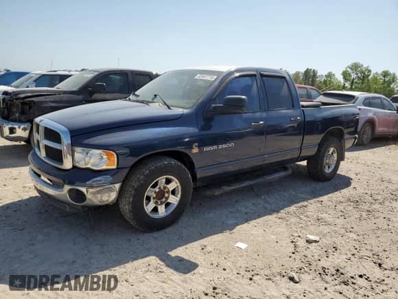 2004 Dodge 2500 SLT z VIN 3D7KA28C14G200747, wystawiony jako Copart lot #52447715 z przebiegiem 249 398 mil mil oraz Czysty tytuł • Clean title. Historia ofert i sprzedaży dostępna na DreamBid. Obrazek 1.