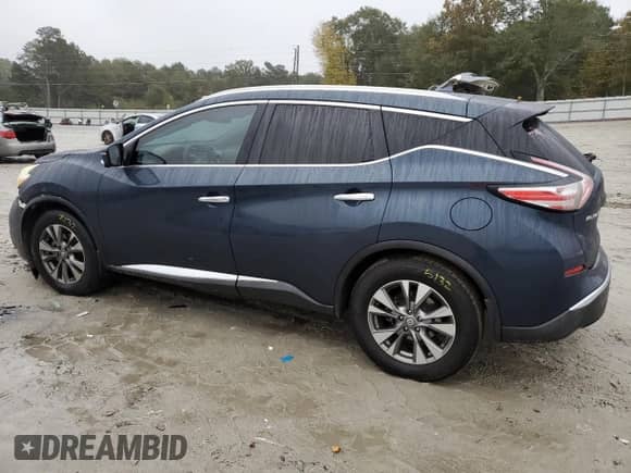 2016 Nissan Murano SL with VIN 5N1AZ2MG5GN120690, listed as a Copart auction lot 90592555 with 165,954 mi miles and Salvage title. Bid and sale history available at DreamBid. Image 2.