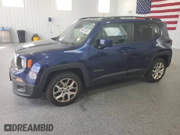2018 Jeep Renegade Latitude with VIN ZACCJABB6JPJ70516, listed as a Copart auction lot 70168875 with 99,100 mi miles and Clean title. Bid and sale history available at DreamBid. Image 1.
