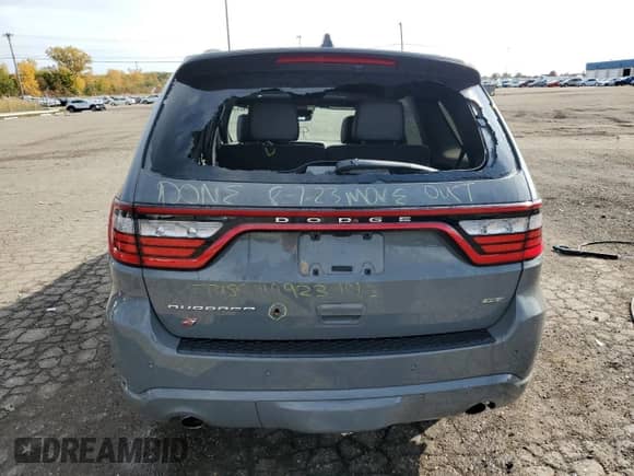 2023 Dodge Durango GT Premium with VIN 1C4RDJDG8PC637137, listed as a Copart auction lot 73216103 with Not provided miles and Salvage title. Bid and sale history available at DreamBid. Image 6.