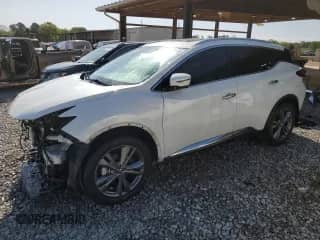 2020 Nissan Murano Platinum with VIN 5N1AZ2DJ0LN134230, listed as a Copart auction lot 52311175 with 105,117 mi miles and Salvage title. Bid and sale history available at DreamBid. Image 1.