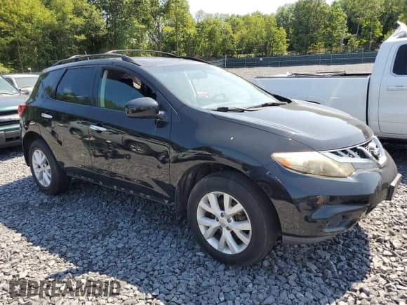 2012 Nissan Murano S with VIN JN8AZ1MW7CW205898, listed as a Copart auction lot 68126085 with 173,643 mi miles and Clean title. Bid and sale history available at DreamBid. Image 4.