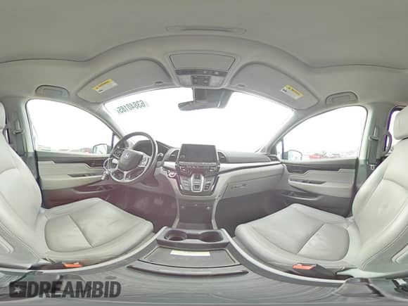 2018 Honda Odyssey Elite with VIN 5FNRL6H95JB097655, listed as a Copart auction lot 63840185 with 158,697 mi miles and Salvage title. Bid and sale history available at DreamBid. Image 16.