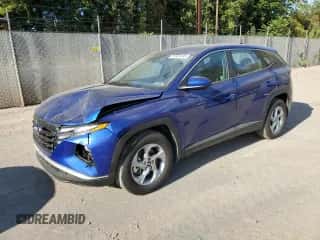 2024 Hyundai Tucson SE with VIN 5NMJA3DE5RH327175, listed as a Copart auction lot 81987455 with 22,384 mi miles and Salvage title. Bid and sale history available at DreamBid. Image 1.