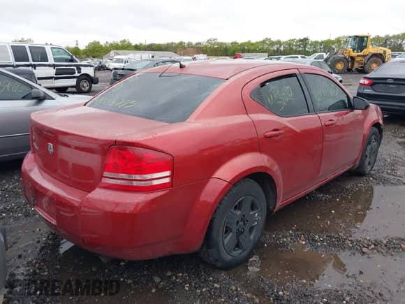 2008 Dodge Avenger SE with VIN 1B3LC46K88N595507, listed as a IAAI auction lot 39402351 with 152,837 mi miles and . Bid and sale history available at DreamBid. Image 4.