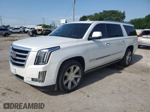 2017 Cadillac Escalade ESV Premium Luxury with VIN 1GYS4JKJ1HR217731, listed as a Copart auction lot 61432585 with 95,348 mi miles and Clean title. Bid and sale history available at DreamBid. Image 1.
