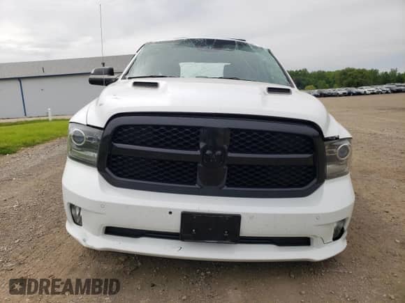 2018 Ram 1500 Sport with VIN 1C6RR7UT9JS170283, listed as a Copart auction lot 57828685 with 73,643 mi miles and Salvage title. Bid and sale history available at DreamBid. Image 5.