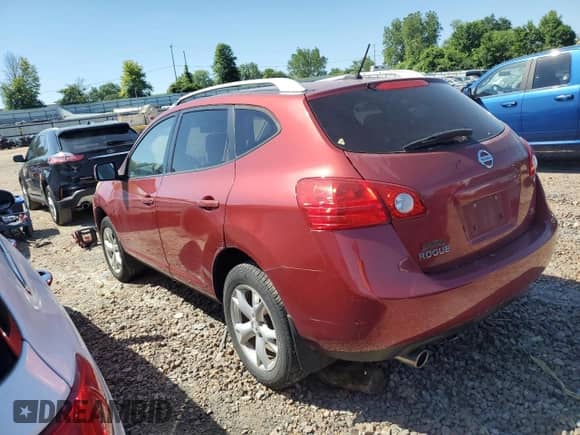 2008 Nissan Rogue S with VIN JN8AS58T78W024013, listed as a Copart auction lot 58405514 with 179,694 mi miles and Non repairable. Bid and sale history available at DreamBid. Image 2.