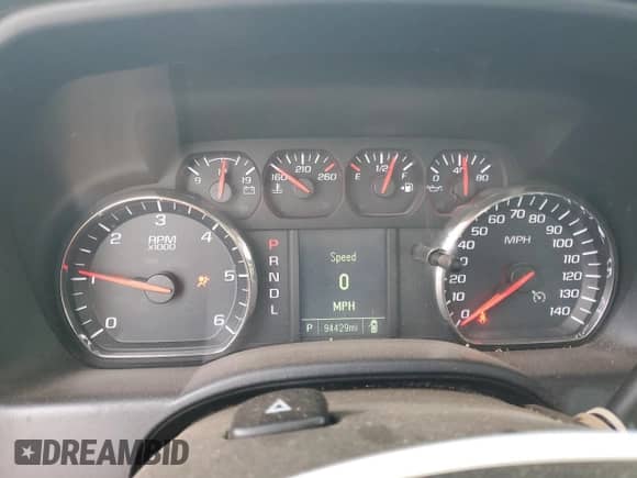 2017 Chevrolet Silverado 1500 Work Truck with VIN 1GCVKNEH0HZ342163, listed as a Copart auction lot 80925835 with 94,429 mi miles and Salvage title. Bid and sale history available at DreamBid. Image 9.