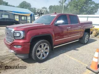 2018 GMC Sierra 1500 Denali with VIN 3GTU2PEJ4JG267256, listed as a Copart auction lot 58923445 with 79,536 mi miles and Salvage title. Bid and sale history available at DreamBid. Image 1.