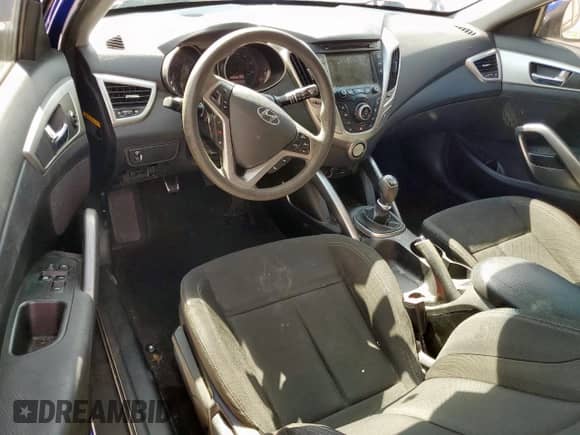 2014 Hyundai Veloster с VIN KMHTC6ADXEU212814, выставлен на аукционе Copart как лот 63042835 с пробегом Не указан миль и Чистый • Clean title. История ставок и продаж доступна на DreamBid. Изображение 8.