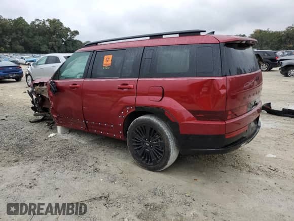 2024 Hyundai Santa Fe Calligraphy with VIN 5NMP54G12RH009169, listed as a Copart auction lot 84000174 with 8,520 mi miles and Non repairable. Bid and sale history available at DreamBid. Image 2.