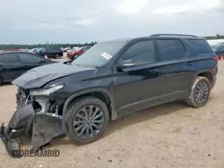 2023 Chevrolet Traverse RS z VIN 1GNERJKW9PJ337233, wystawiony jako Copart lot #70190105 z przebiegiem 27 884 mil mil oraz Szkoda całkowita • Salvage title. Historia ofert i sprzedaży dostępna na DreamBid. Obrazek 1.