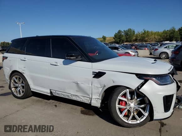 2019 Land Rover Range Rover Sport SVR z VIN SALWZ2SE0KA863181, wystawiony jako Copart lot #70410284 z przebiegiem 32 908 mil mil oraz Szkoda całkowita • Salvage title. Historia ofert i sprzedaży dostępna na DreamBid. Obrazek 4.