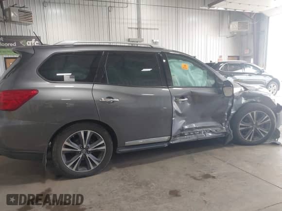 2017 Nissan Pathfinder S with VIN 5N1DR2MM9HC691941, listed as a IAAI auction lot 42954349 with 114,212 mi miles and . Bid and sale history available at DreamBid. Image 12.