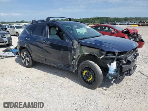 2024 Hyundai Kona Limited с VIN KM8HECA30RU155843, выставлен на аукционе Copart как лот 62017285 с пробегом 7 979 миль миль и Списание • Salvage title. История ставок и продаж доступна на DreamBid. Изображение 4.