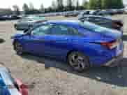 2025 Hyundai Elantra SEL Sport with VIN KMHLM4DG2SU007605, listed as a Copart auction lot 80339635 with 8,440 mi miles and Salvage title. Bid and sale history available at DreamBid. Image 2.