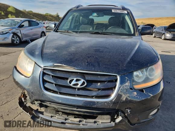 2011 Hyundai Santa Fe SE with VIN 5XYZHDAG9BG013829, listed as a Copart auction lot 80079905 with 185,702 mi miles and Salvage title. Bid and sale history available at DreamBid. Image 5.
