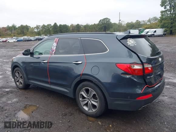 2016 Hyundai Santa Fe SE with VIN KM8SMDHF9GU135098, listed as a IAAI auction lot 43427133 with 126,618 mi miles and . Bid and sale history available at DreamBid. Image 14.