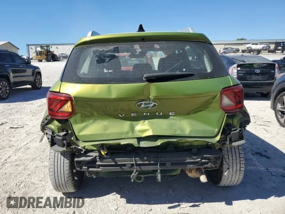 2022 Hyundai Venue SEL with VIN KMHRC8A32NU166585, listed as a Copart auction lot 86672115 with 71,399 mi miles and Salvage title. Bid and sale history available at DreamBid. Image 6.