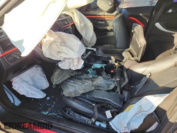 2016 BMW 4 Series 428i xDrive with VIN WBA3N9C52GK249874, listed as a Copart auction lot 82163255 with Not provided miles and Salvage title. Bid and sale history available at DreamBid. Image 7.