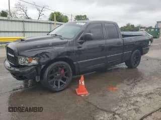2005 Dodge RAM with VIN 3D3HA18H35G792767, listed as a Copart auction lot 66818175 with 107,121 mi miles and Salvage title. Bid and sale history available at DreamBid. Image 1.