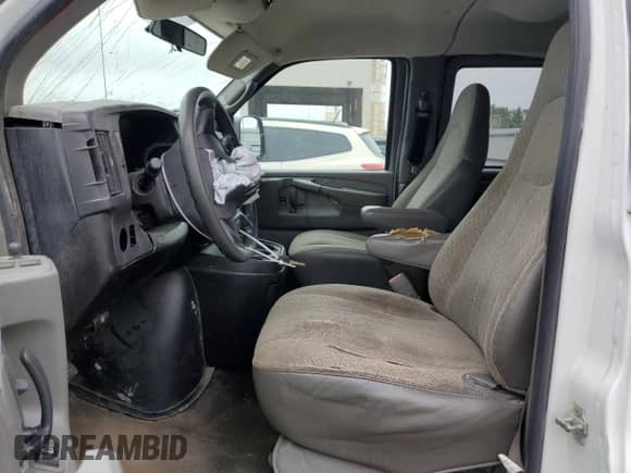 2008 Chevrolet Express Passenger with VIN 1GAHG35K581187695, listed as a Copart auction lot 66586304 with Not provided miles and Salvage title. Bid and sale history available at DreamBid. Image 7.