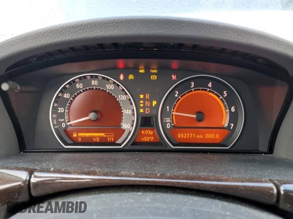 2005 BMW 7 Series 745i z VIN WBAGL63565DP76324, wystawiony jako Copart lot #45037385 z przebiegiem 52 771 mil mil oraz Szkoda całkowita • Salvage title. Historia ofert i sprzedaży dostępna na DreamBid. Obrazek 9.