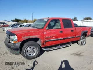 2002 Chevrolet Silverado 2500HD LS with VIN 1GCHK23142F149380, listed as a Copart auction lot 78501484 with 191,798 mi miles and Salvage title. Bid and sale history available at DreamBid. Image 1.