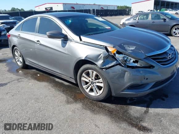 2012 Hyundai Sonata GLS with VIN 5NPEB4AC9CH410593, listed as a IAAI auction lot 43346156 with 212,846 mi miles and . Bid and sale history available at DreamBid. Image 1.