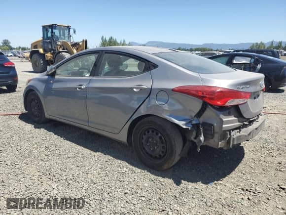 2011 Hyundai Elantra Limited with VIN KMHDH4AE4BU109581, listed as a Copart auction lot 63081185 with 114,963 mi miles and Salvage title. Bid and sale history available at DreamBid. Image 2.