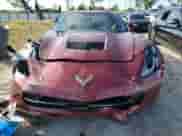 2019 Chevrolet Corvette 3LT с VIN 1G1YF2D70K5103549, выставлен на аукционе Copart как лот 71761584 с пробегом 25 841 миль миль и Списание • Salvage title. История ставок и продаж доступна на DreamBid. Изображение 5.